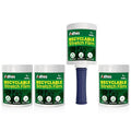 Adhes Recyclable Stretch Wrap Film 5 Inch x 1000 Feet, 4 Rolls with Handle, Heavy Duty Plastic Pallet Wrap for Moving, Packing, Shipping, Eco-Friendly, Tear Resistant, Self Adhering Clear Film