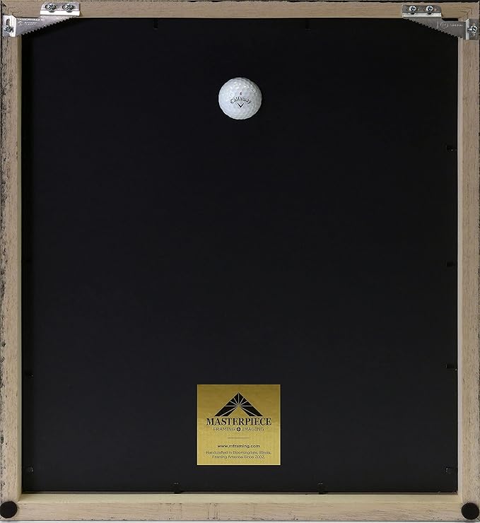 Hole-in-One Golf Display Case Frame, 3 or 4 Components for Ball, Scorecard, Photo & Printed Graphic Info Insert (Elite, 3 Components)