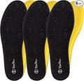 3 Pair -Shoe Inserts for Mens Memory Foam Insoles,Replacement Insoles for Work Boots Running Shoes, Cushion Shock Absorbing for Foot Pain Relief, Comfort Breathable Inner Soles Black 42EU,US9