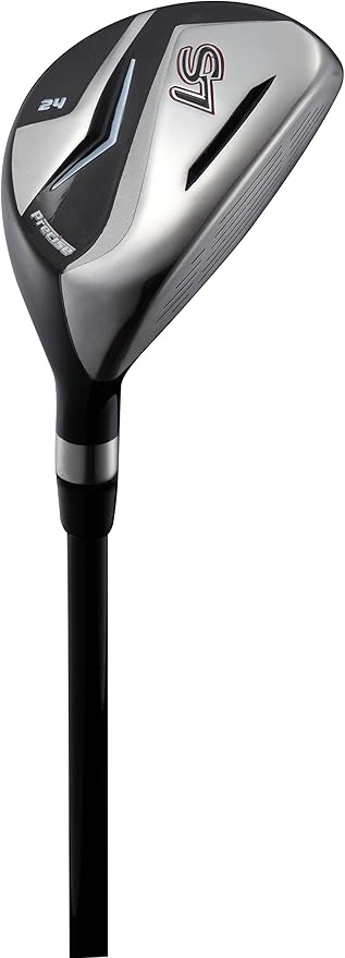 Precise S7 Men’s 18-Piece Golf Set – Titanium Driver, Woods, Hybrid, 5-SW Irons, Putter, Stand Bag, 4 Headcovers and Cover – RH