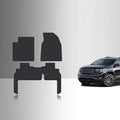 TOUGHPRO Floor Mats Accessories Set (Front Row+2nd Row) for GMC Acadia (2nd Row Bench Seats) All Weather Black Rubber 2007 2008 2009 2010 2011 2012 2013 2014 2015 2016