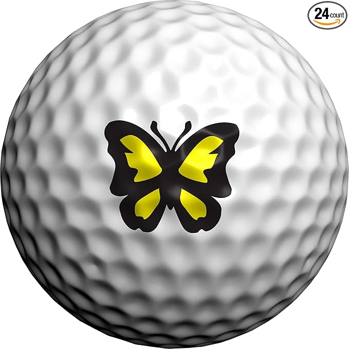 Golfdotz - USGA Rule Conforming Novelty Golf Ball Markers, Golf Ball Stickers for Marking Balls, No More Smearing from Stamps, Gifts for Golfers, Dads, and Retirees, (CreaturesCollection; 18-32 Count)