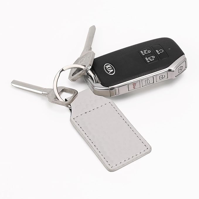 LaserGram Rectangle Keychain, Coat of Arms Germany, Personalized Engraving Included (Golf White)