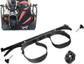 Dr.Acces Golf Cart Bag Holder Bracket Attachment Fits EZGO Club Car Yamaha Rear Seat | No Drilling Required Length Adjustable