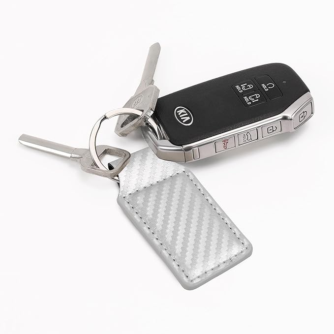 LaserGram Rectangle Keychain, Golfer Golfing, Personalized Engraving Included