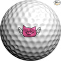Golfdotz - USGA Rule Conforming Novelty Golf Ball Markers, Golf Ball Stickers for Marking Balls, No More Smearing from Stamps, Gifts for Golfers, Dads, and Retirees, (CreaturesCollection; 18-32 Count)