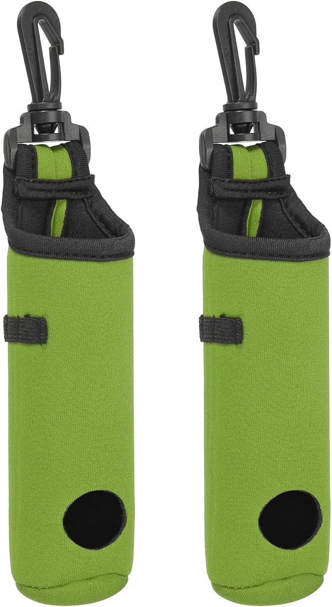 PATIKIL Golf Ball Carry Bag Golf Tee Holder Pouch Portable Neoprene Golf Ball Holder with Clip for Men and Women