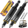 EZGO TXT Shocks, Golf Cart Front/Rear Shock Absorber, Golf Cart Heavy Duty Coil Spring Shock Absorber for EZGO TXT/Medalist 1994-UP, OEM# 70928-G01, 76418-G01, 70630-G01 (2PCS EZGO TXT Shocks Black)