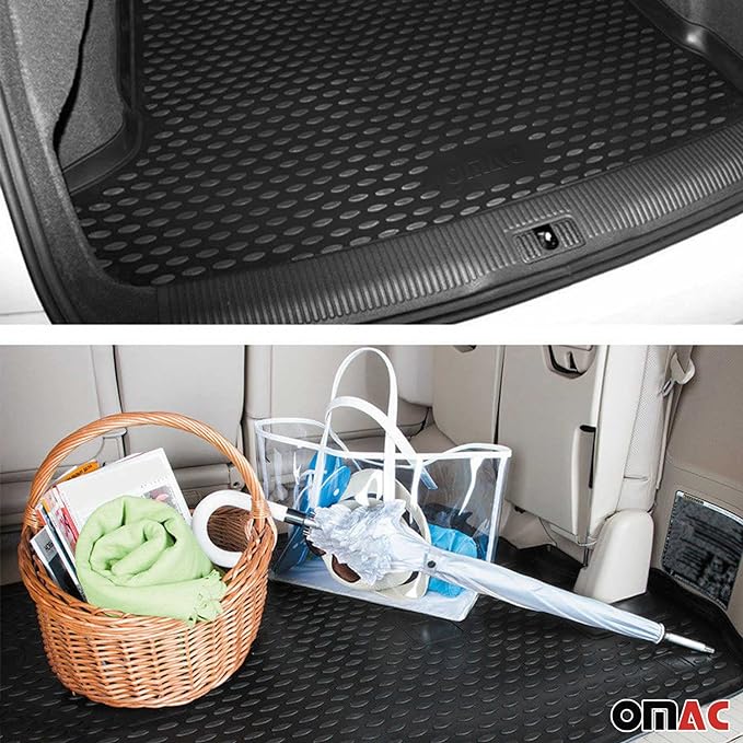 OMAC Custom Floor Mats & Cargo Liners for VW EOS 2007-2016 Black 5 Pcs