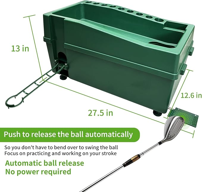 JJM Golf Balls Automatic Driver for Indoor Simulators and Golf Driving Range Teeing Machines