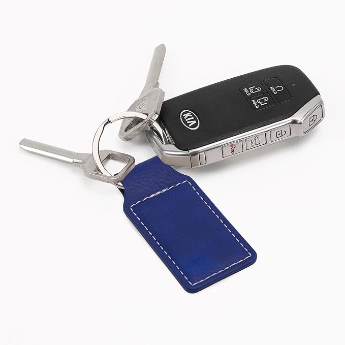 LaserGram Rectangle Keychain, Disc Golf, Personalized Engraving Included