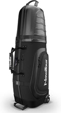 Golf Travel Bag for Airlines: Hard Case Top, Waterproof Zippers, 1680D Oxford Fabric, Built-in TSA Lock, Oversized Tank Wheels, Lightweight, Easy to Maneuver – Maximum Club Protection