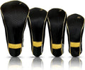Taboo Fashions Monaco Golf Club Covers for Women - Numbered Golf Headcovers Set for Driver, Fairway and Hybrid Clubs - Weather Resistant, Pack of 4