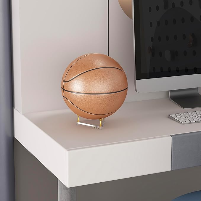 Acrylic Ball Holder 3-Pack, Small Size for Baseball, Softball & Golf Ball; Medium & Large Size for Basketball, Soccer, Volleyball; Horizontal Size for Rugby and Football