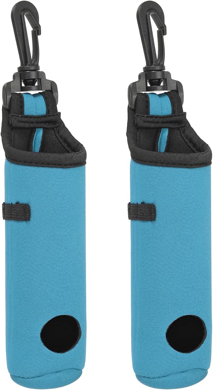 PATIKIL Golf Ball Carry Bag Golf Tee Holder Pouch Portable Neoprene Golf Ball Holder with Clip for Men and Women