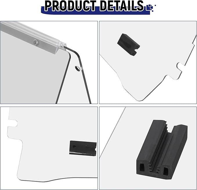 HECASA Clear Golf Cart Windshield Compatible with 1994-2014 EZGO TXT & Medalist Models Folding Down Windshield