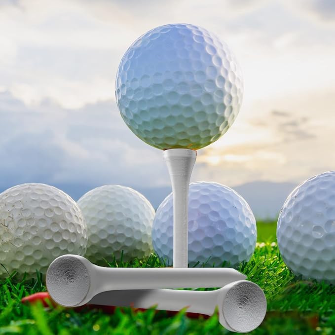 Mudder 600 Pack Golf Tees Bulk Wooden Golf Tees Multicolor Wood for Men Balls Accessories