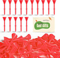 FINGER TEN Unbreakable Golf Tees Plastic 3 1/4 inch Value 50/100 Pack, Low Friction & Low Ball Spin Long Tees to Improve Distance & Accuracy, Durable Tees with Assorted Colors to Practice