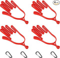 PATIKIL Golf Gloves Stretcher,Plastic Keeper Support Rack Holder Dryer Hanger Frame with Hanging Hooks