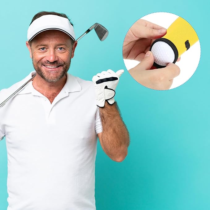 PATIKIL Golf Ball Carry Bag Golf Tee Holder Pouch Portable Neoprene Golf Ball Holder with Clip for Men and Women