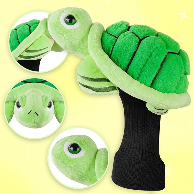 Funny Golf Headcover, Animals Plush Driver Headcover, Golf Club Head Covers Gift for Men Women