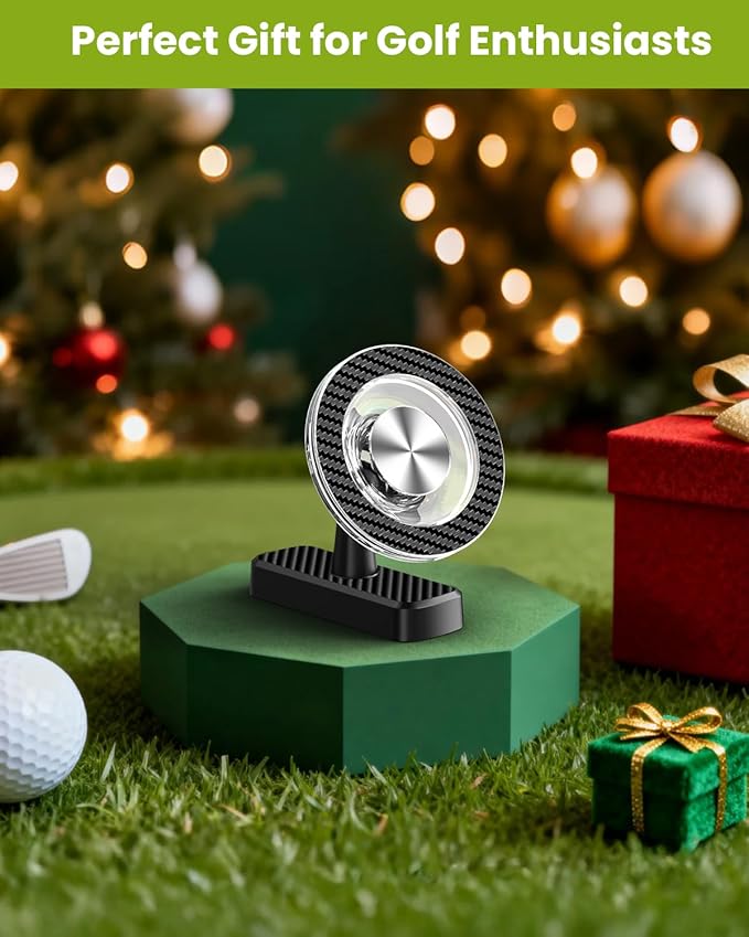 Golf Gifts for Men Dad Him Unique, Magnetic Golf Cart Phone Holder Mount for Golf Cart, 360° Rotation Golf Accessories for Men Golfers, Mens Gifts for Birthday Valentines Day, Husband Gifts from Wife