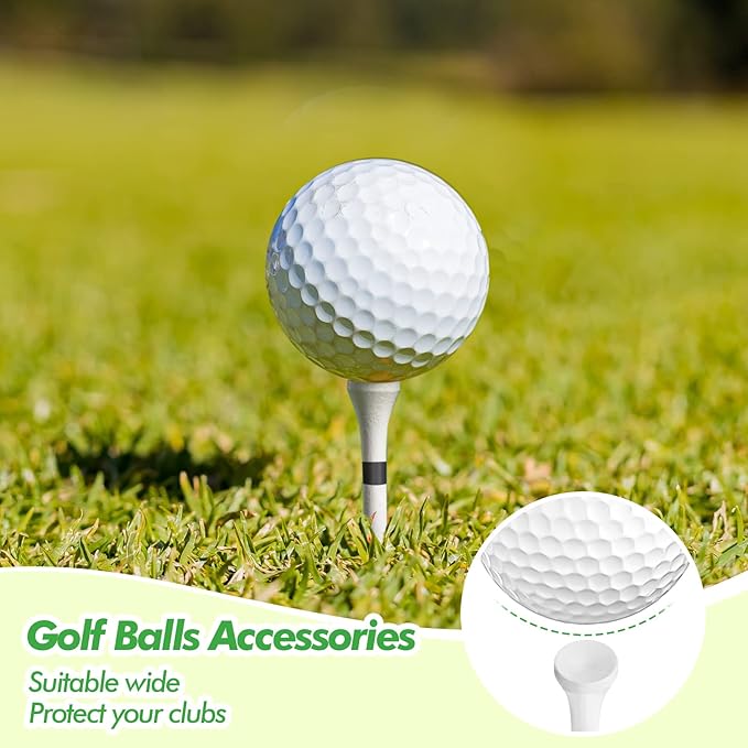 Mudder 600 Pack Golf Tees Bulk Wooden Golf Tees Multicolor Wood for Men Balls Accessories