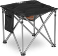 Camping Stool Oversized Camping Foot Stool Ottoman 450 lbs Heavy Duty Camp Stool Padded Camping Chair Foot Rest Foldable Footrest