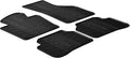 Gledring USA Custom Fit All-Weather Rubber Floor Mats Intended for Volkswagen CC 2009-2017, No Trimming Required, Tailored Custom Fit, Protects from Rain, Mud, & Snow.