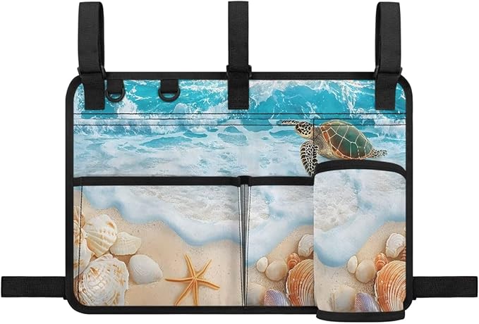 Fashion Golf Cart Rear Seat Organizer Lightweight Storage Bag Accessories for Club Car, Wheelchair and Walker