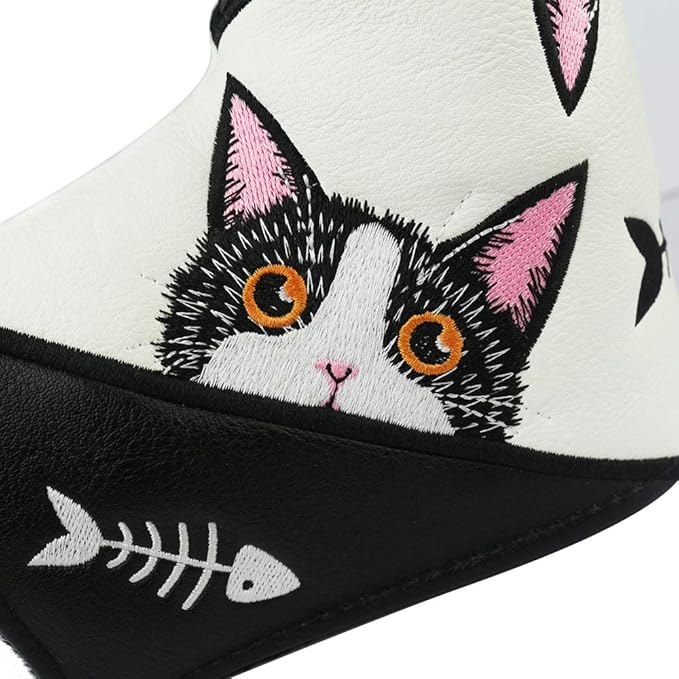Golf Blade Putter Cover Golf Putter Headcover Synthetic Leather Closure for Scotty Cameron Odyssey Blade Taylormade Ping