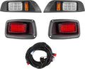 VEVOR Golf Cart Light Kit, 12V, LED Headlight and Taillight Kit with Wiring Harness, Switch, Zip Ties, ABS Housing, High-Brightness, Waterproof and Dustproof, Suitable for Club Car DS 1993-Up Models