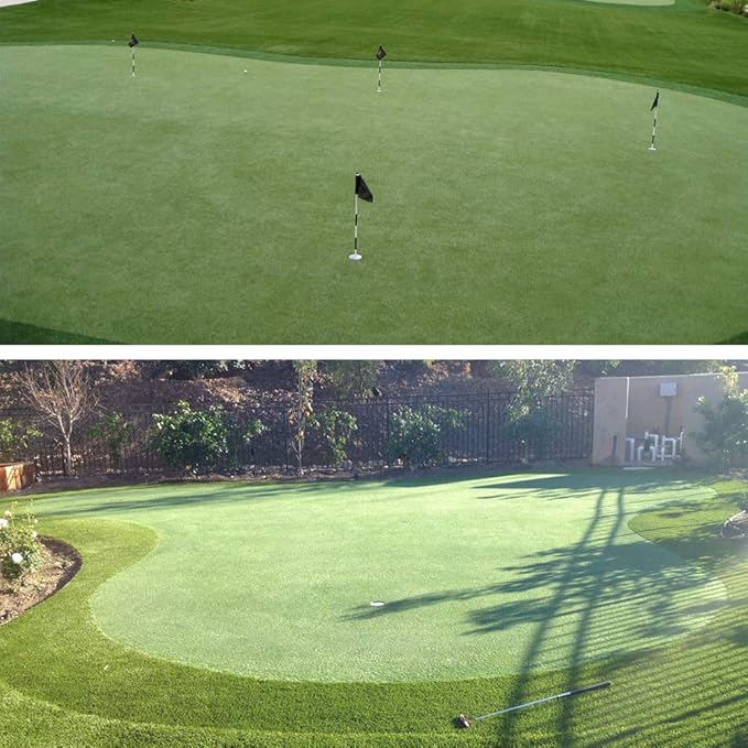 Pro Putting Green Golf Artificial Grass Turf 4FTX46FT， Indoor Outdoor Golf Training Mat, Synthetic Fake Grass for Baseball Football Gym Sports
