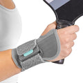 BraceAbility Wrist Support for Men and Women - Tennis and Pickleball Wrist Brace, Sports Injury Relief, Sprained Wrist Recovery, Tendonitis Support, Cycling, Volleyball, Golf - Right Hand (Large)