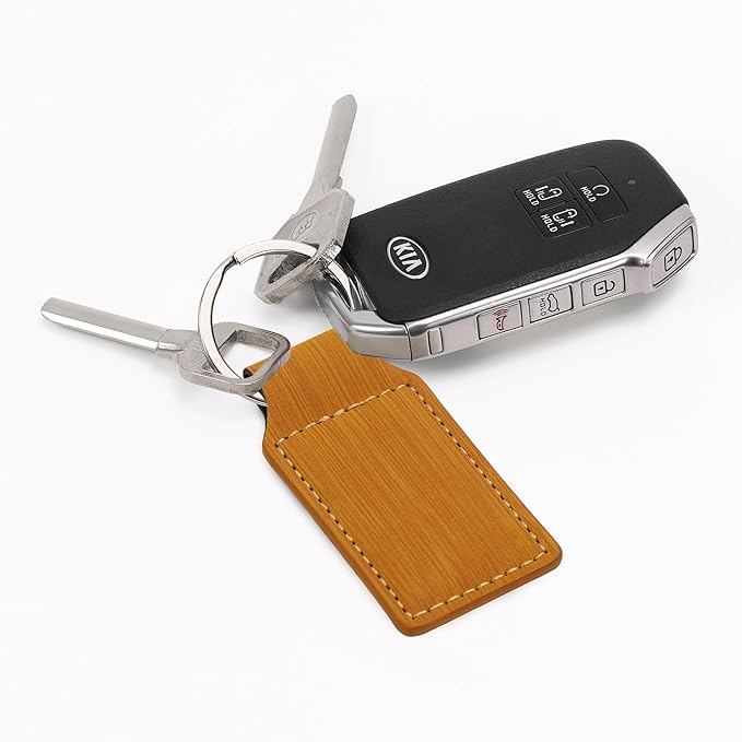 LaserGram Rectangle Keychain, Disc Golf, Personalized Engraving Included