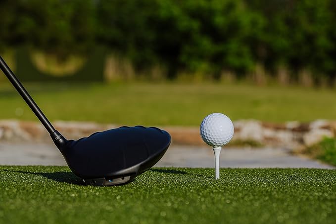 The Original Country Club Elite® by Real Feel Golf Mats® 1' X 3' Hitting Strip| Heavy Duty Commercial Practice Mat | Accepts A Real Tee | Swing Down and Through | Indoor/Outdoor