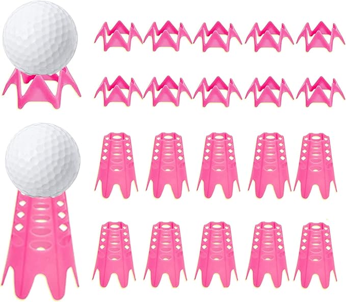 Plastic Golf Tees, Golf Simulator Tees for Home, Outdoor Indoor Golf Tees Simulator Practice Training, Golf Mat Tees for Winter Turf and Driving Range