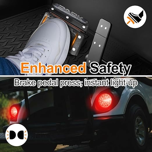 Golf Cart Brake Light Switch Brake Pad Switch Pedal Mount for Club Car EZGO Yamaha Golf Carts
