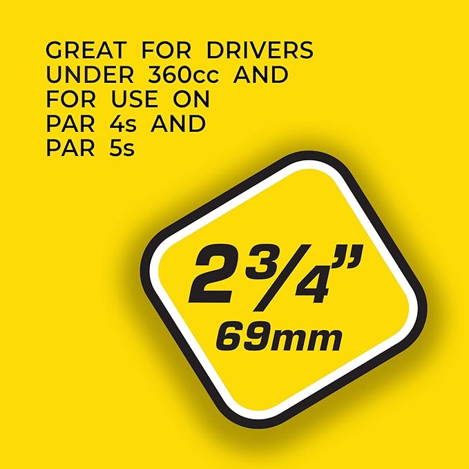 Pride Golf Tee Performance Plastic Golf Tees - Stars and Stripes - 2-3/4" 100 Count - Designed for Less Friction and Longer Drives - Made in the USA