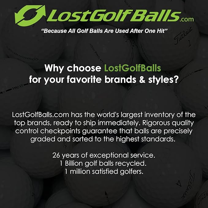 LostGolfBalls - Titleist Pro V1x Golf Balls in Good Condition, AAA Quality, Recycled Used Golf Balls, On The #1 Ball in Golf, White