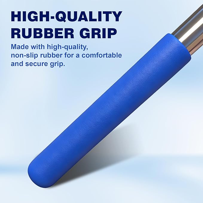 Golf Ball Retriever Telescopic, Thicken Stainless Steel Shaft with Non-Slip Rubber Grip, 9FT/14.5FT Water Golf Ball Picker, The Best Accessory Gift for Men and Women Golfers