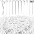 Soulchen 2 3/4 Inch Inch Golf Tees - 5-Prong Curved Design for Longer Drives Low Spin & Low Friction Plastic Tees Durable Bulk Tee with Optimized Shaft Strength for Driving Range