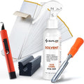 SAPLIZE Professional Golf Grip Kits for Regripping– Optional 5oz/7.4oz Grip Solvent, Pro/Standard Hook Blade, 15/30 Grip Tapes and Rubber Vise Clamp