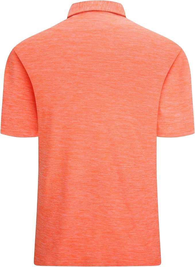 Alex Vando Mens Golf Shirt Moisture Wicking Quick-Dry Short Sleeve Casual Polo Shirts for Men