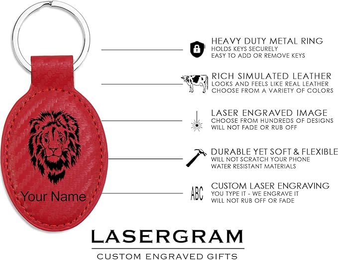 LaserGram Oval Keychain, Water Polo, Personalized Engraving Included