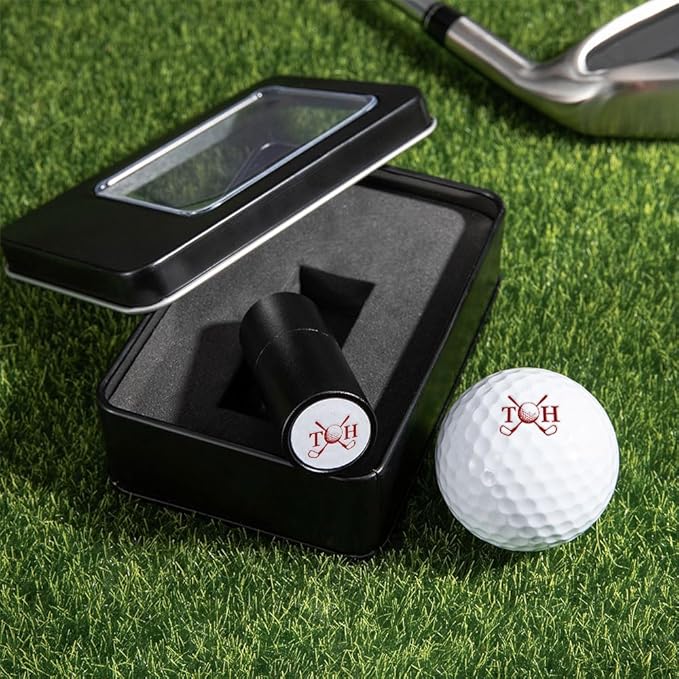 callie Personalized Monogram Golf Ball Stamp - Customized Golf Marker with Initial Name, Golf Accessories Gifts for Men, Dad, Husband, Golfers