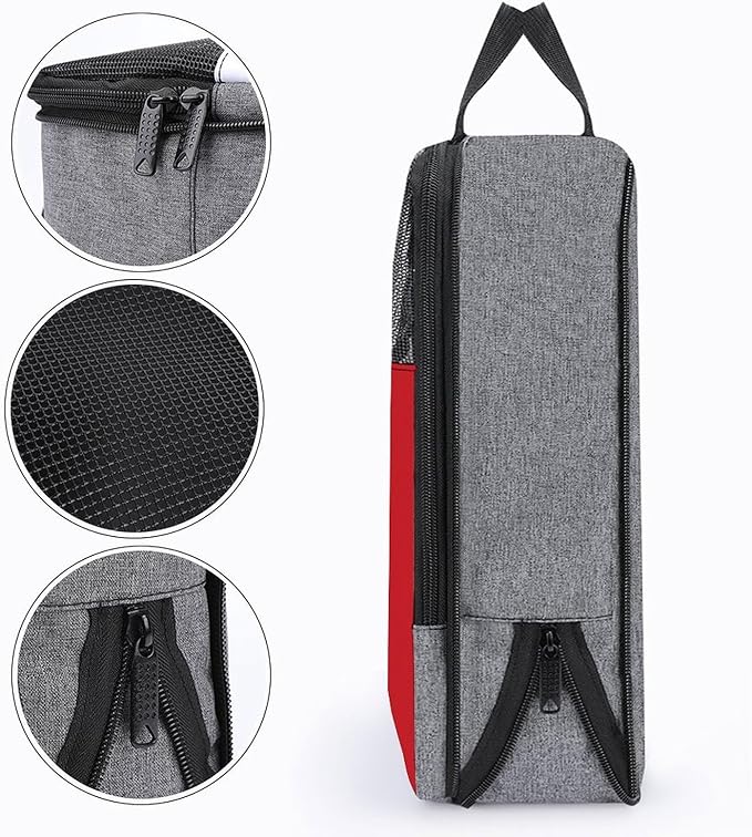 Lightweight Shoe Organizer Pouch Italy Flag Portable Travel Shoe Packing Bag for Gym Sneaker Bags