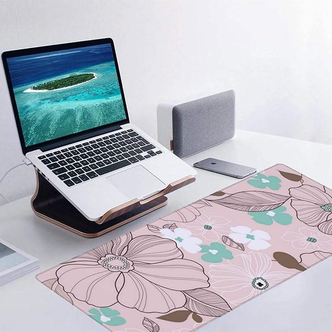 Golf Ball Gaming Mouse Pad, Office Desk Mat, Anti-Slip Rubber Base Cool Aesthetic Mouse Pads for Computer Laptop Keyboard School Home Desktop Gamer Home Accessories Decor 31.5" x 11.8"