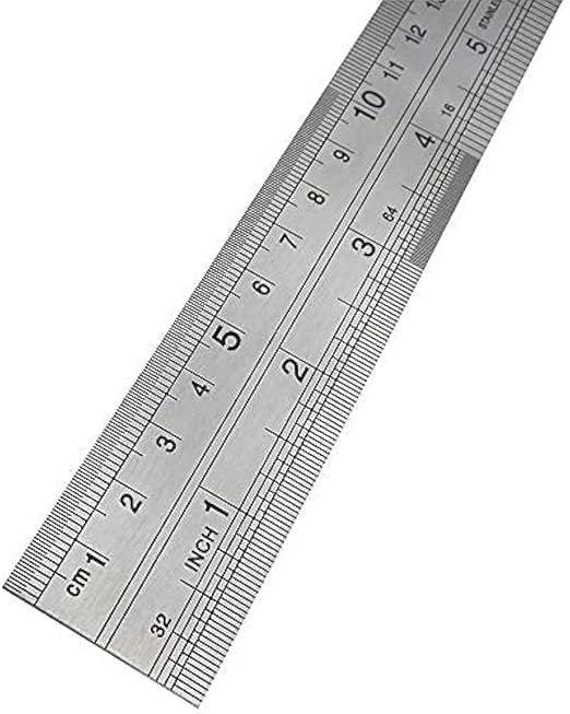 ONE METRE Ruler Stainless Steel 1M Long Metal 40" Measure Rule/Meter 100cm
