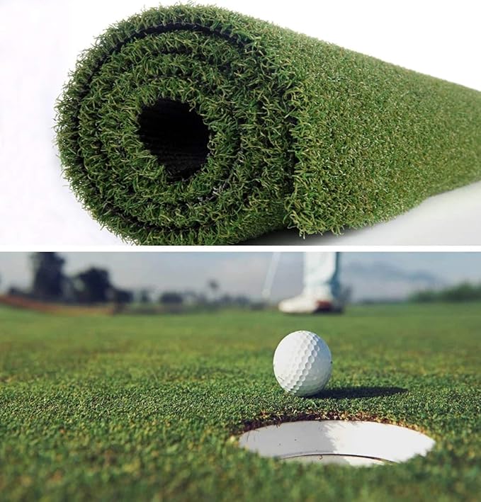 Pro Putting Green Golf Artificial Grass Turf 4FTX60FT， Indoor Outdoor Golf Training Mat, Synthetic Fake Grass for Baseball Football Gym Sports
